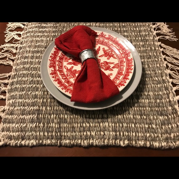 New Pottery Barn Rustic Jute Wool Kilim Rug Mats - Picture 1 of 8